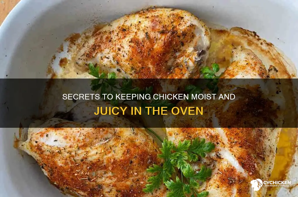 what keeps chicken moist in the overn