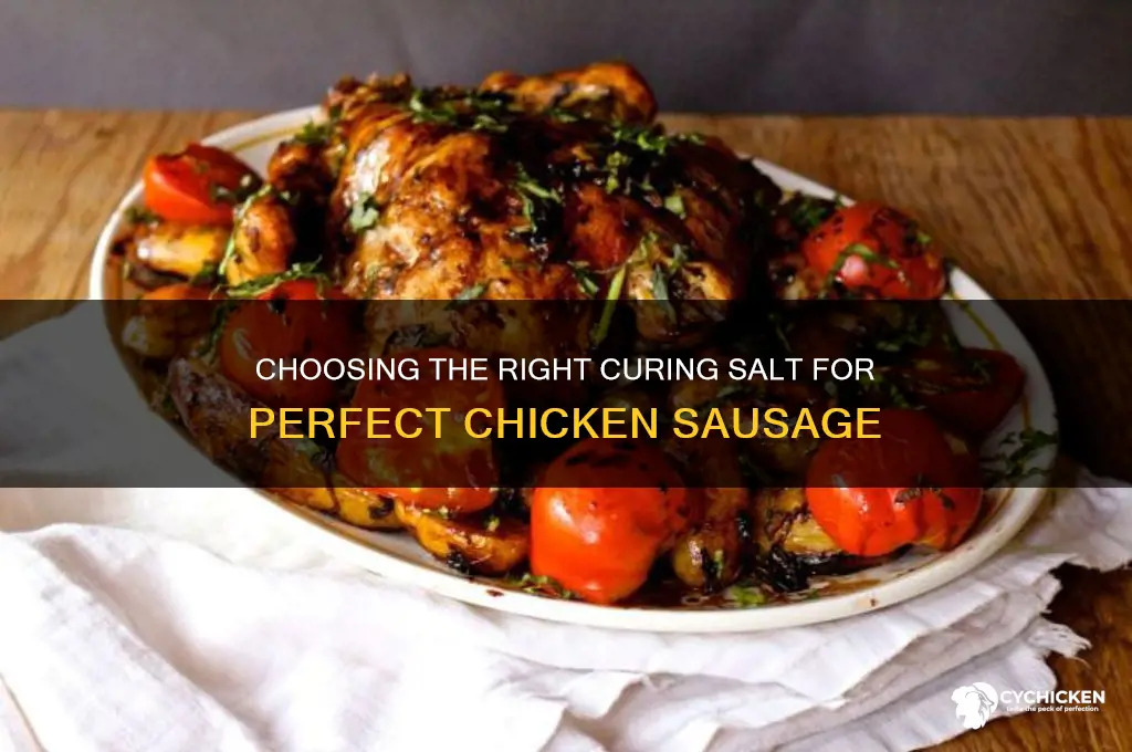 what kind curing salt for chicken sausage