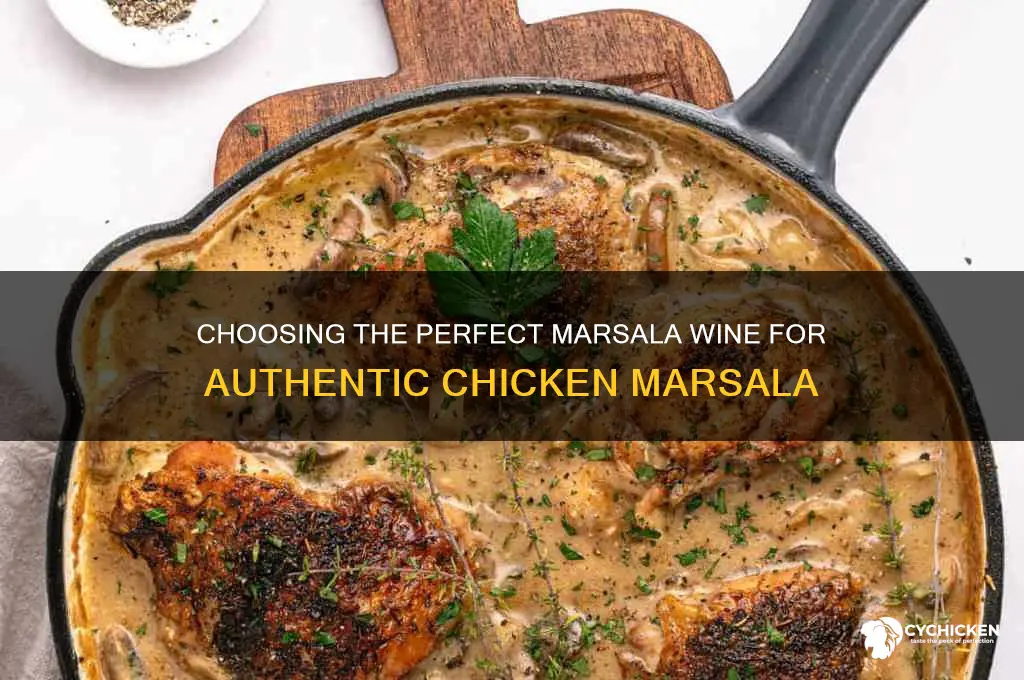 what kind marsala wine for chicken marsala