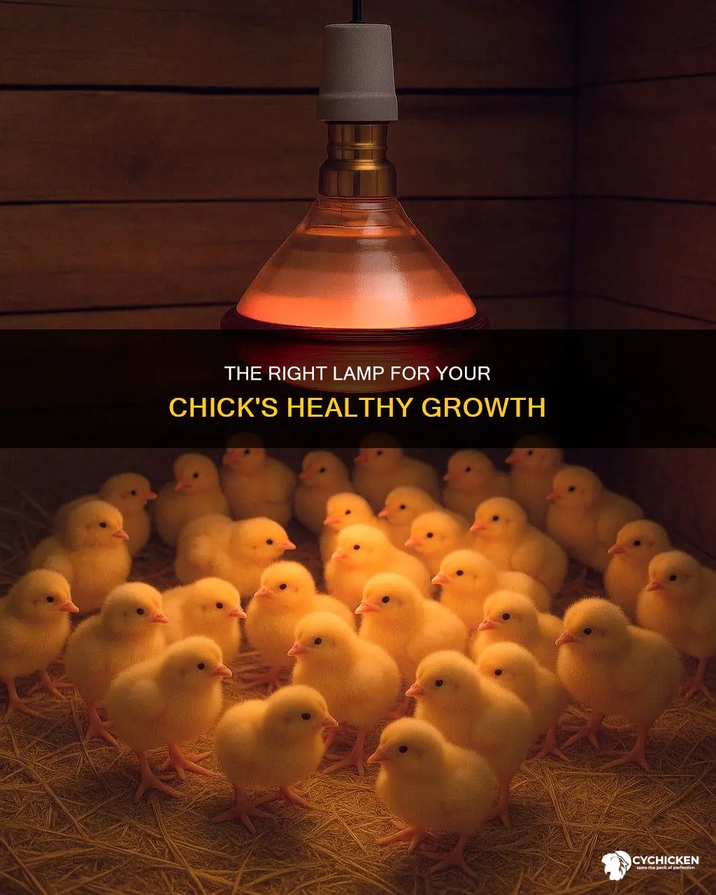 what kind of a lamp is needed for a chicks