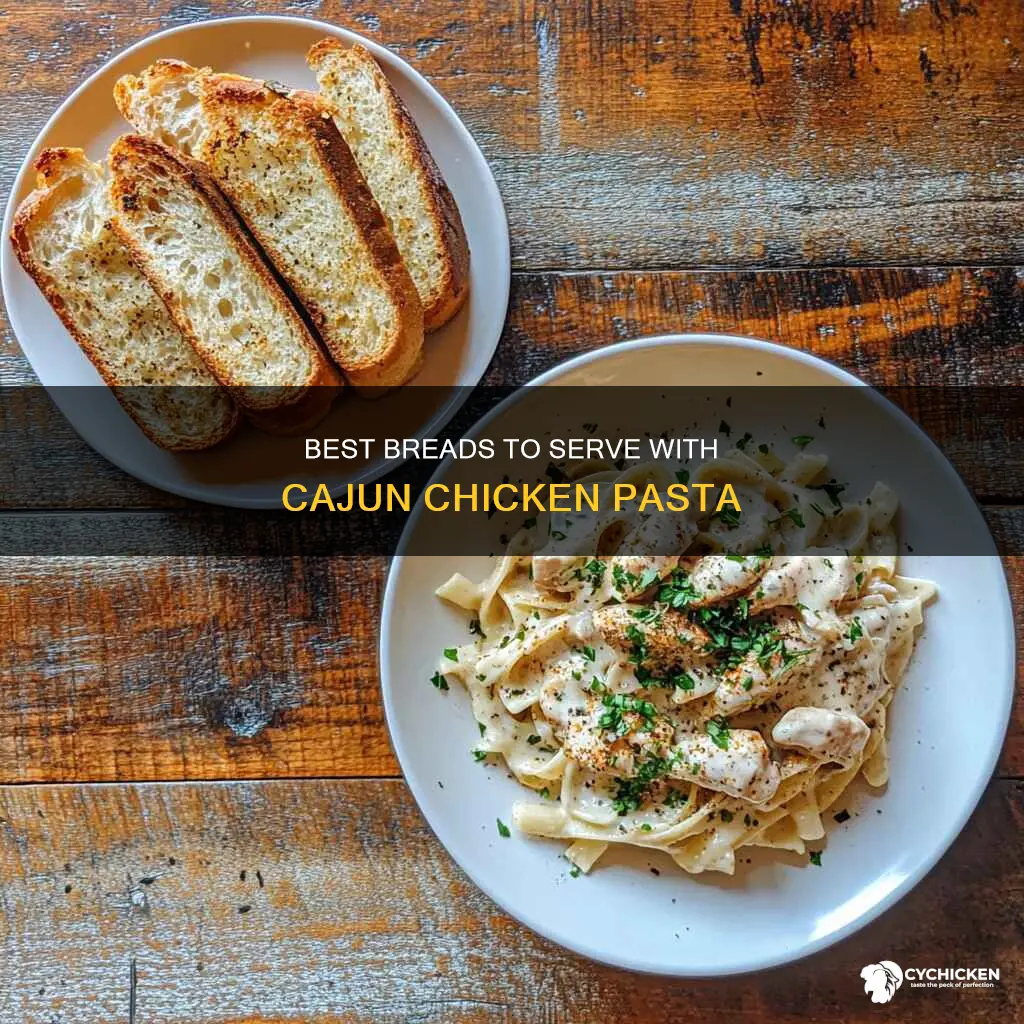 what kind of bread goes with cajun chicken pasta