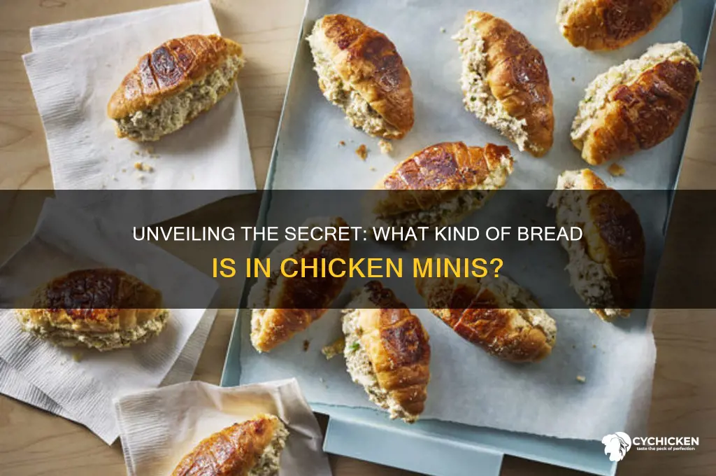 what kind of bread is chicken minis