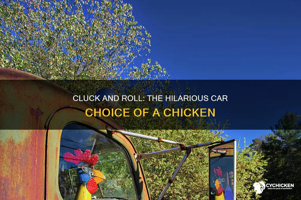 what kind of car does a chicken drive