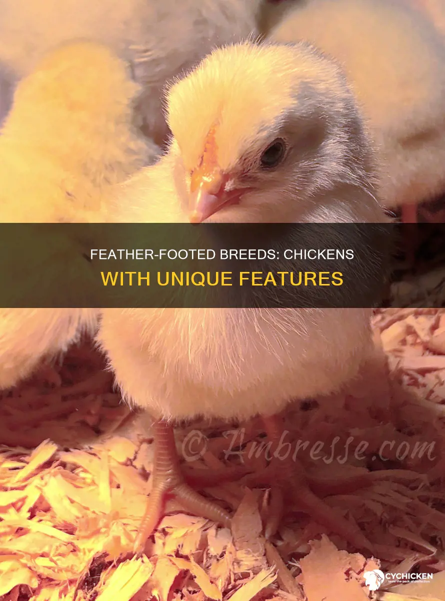 what kind of chicken breed has feather on its feet
