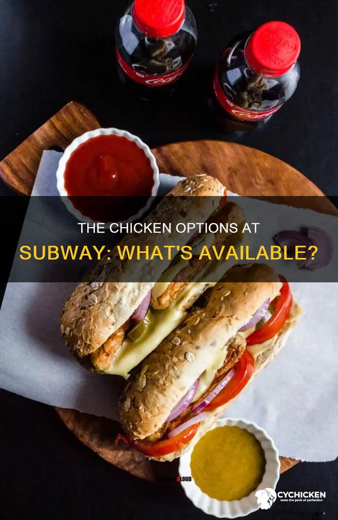 what kind of chicken do they have at subway