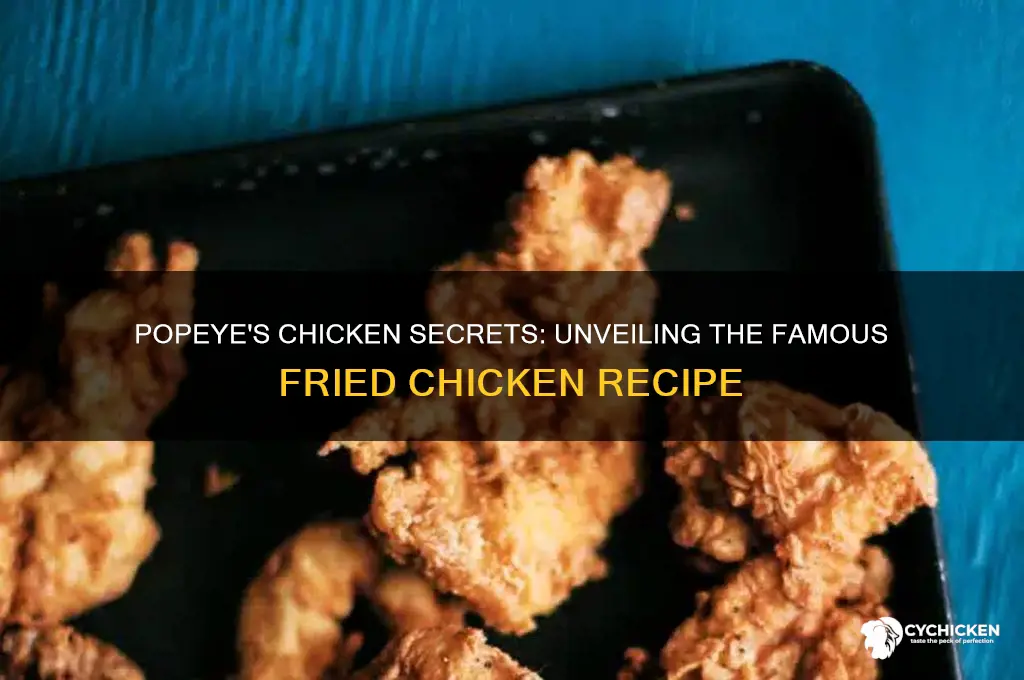 what kind of chicken does popeye