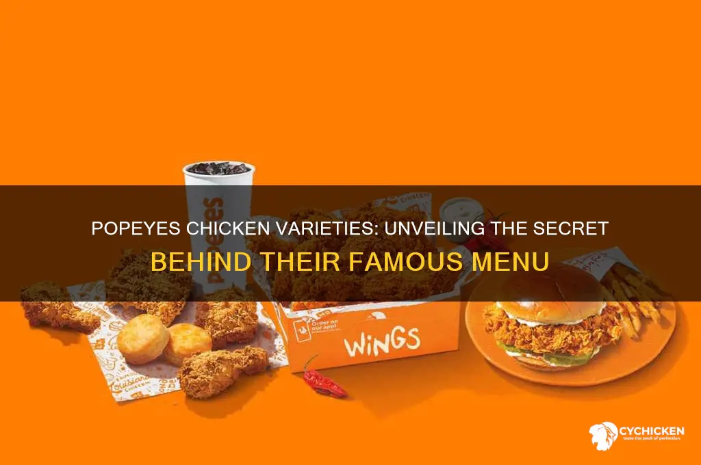 what kind of chicken does popeyes have