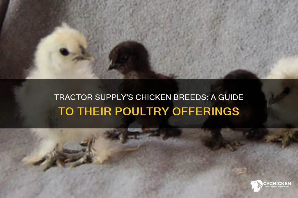 what kind of chicken does tractor supply sell