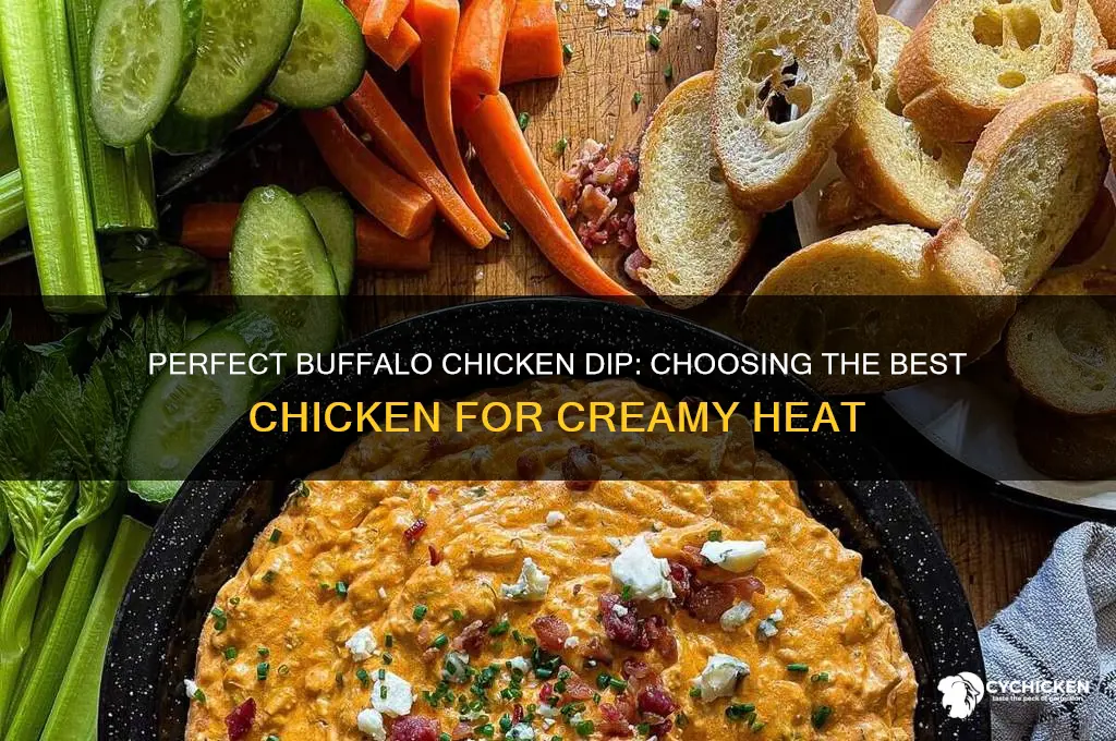 what kind of chicken for buffalo chicken dip