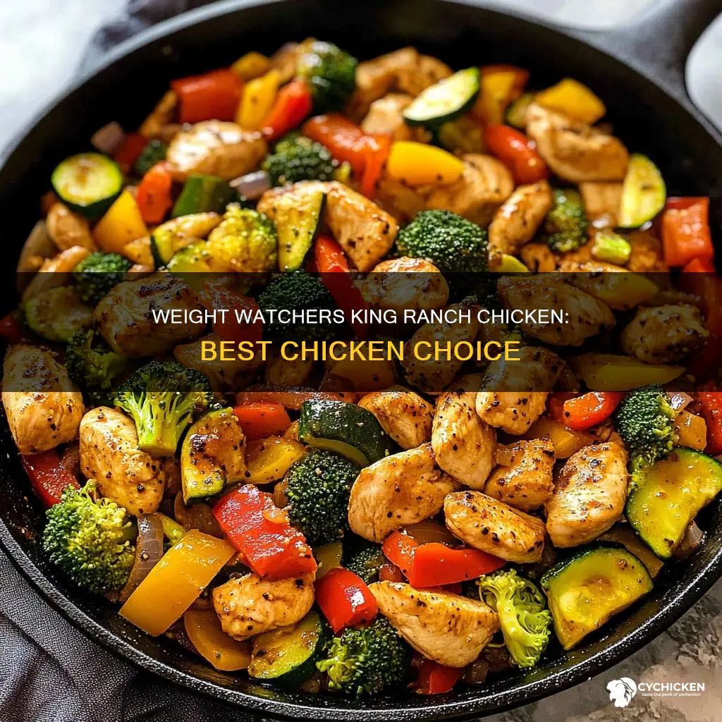 what kind of chicken for weight watchers king ranch chicken