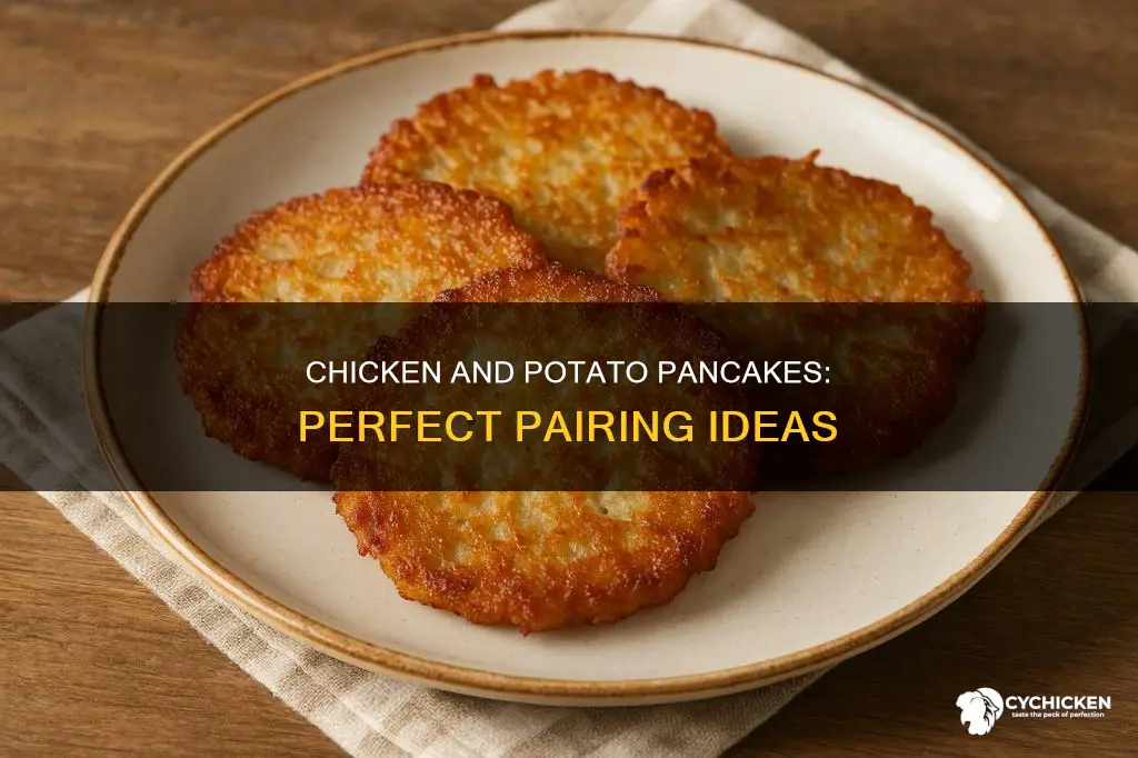 what kind of chicken goes along with potato pancakes