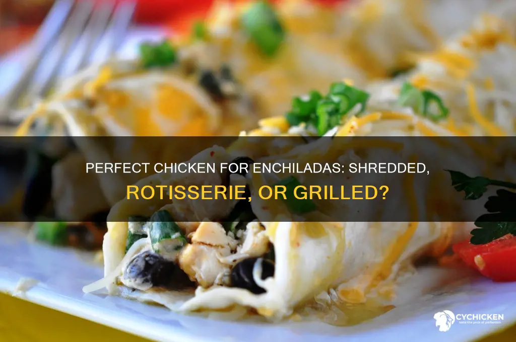 what kind of chicken goes in enchiladas