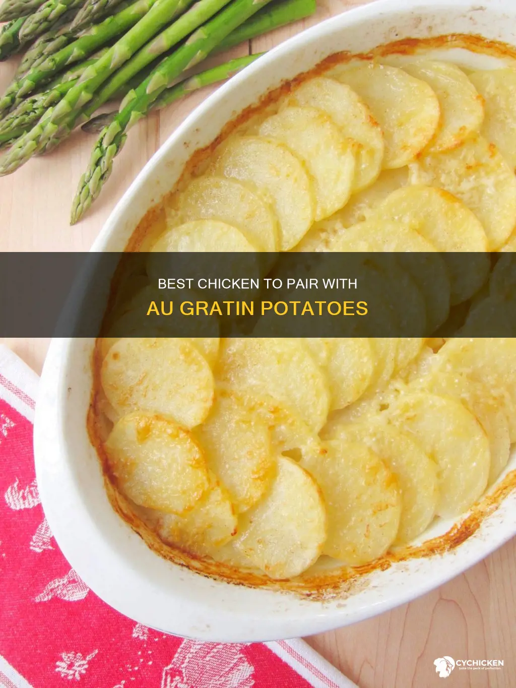 what kind of chicken goes with au gratin potatoes