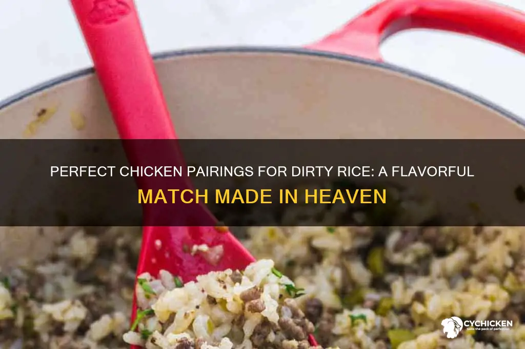 what kind of chicken goes with dirty rice