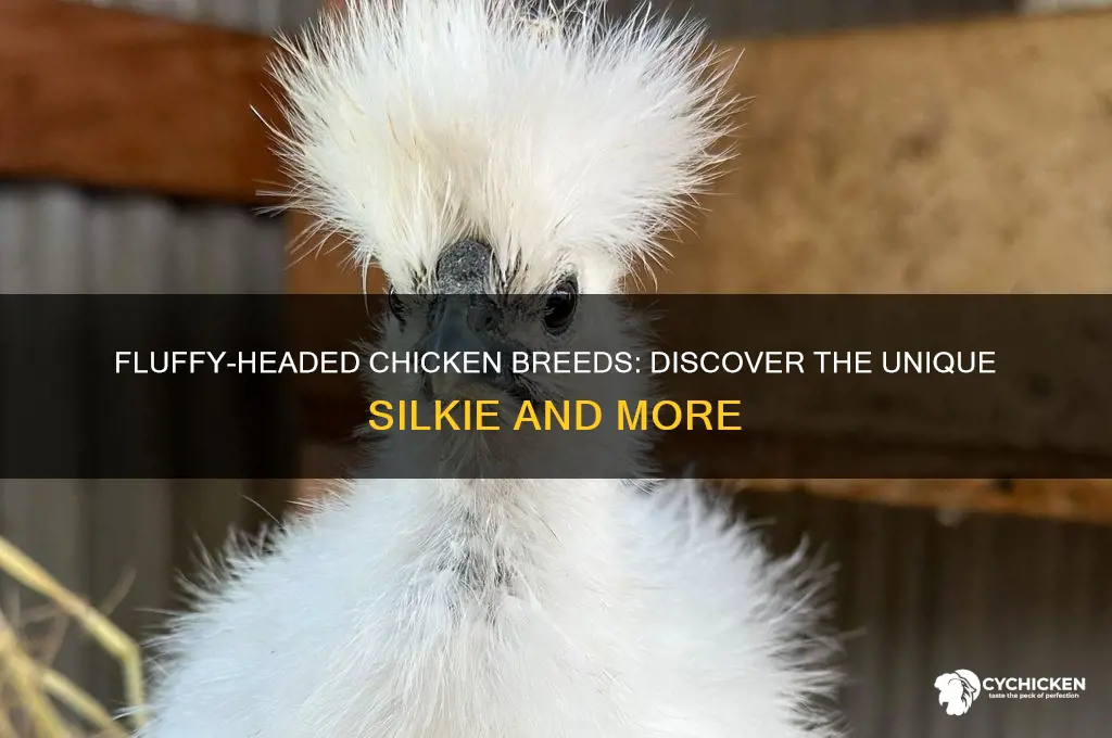 what kind of chicken has a fluffy head
