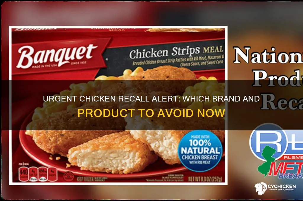 what kind of chicken has been recalled