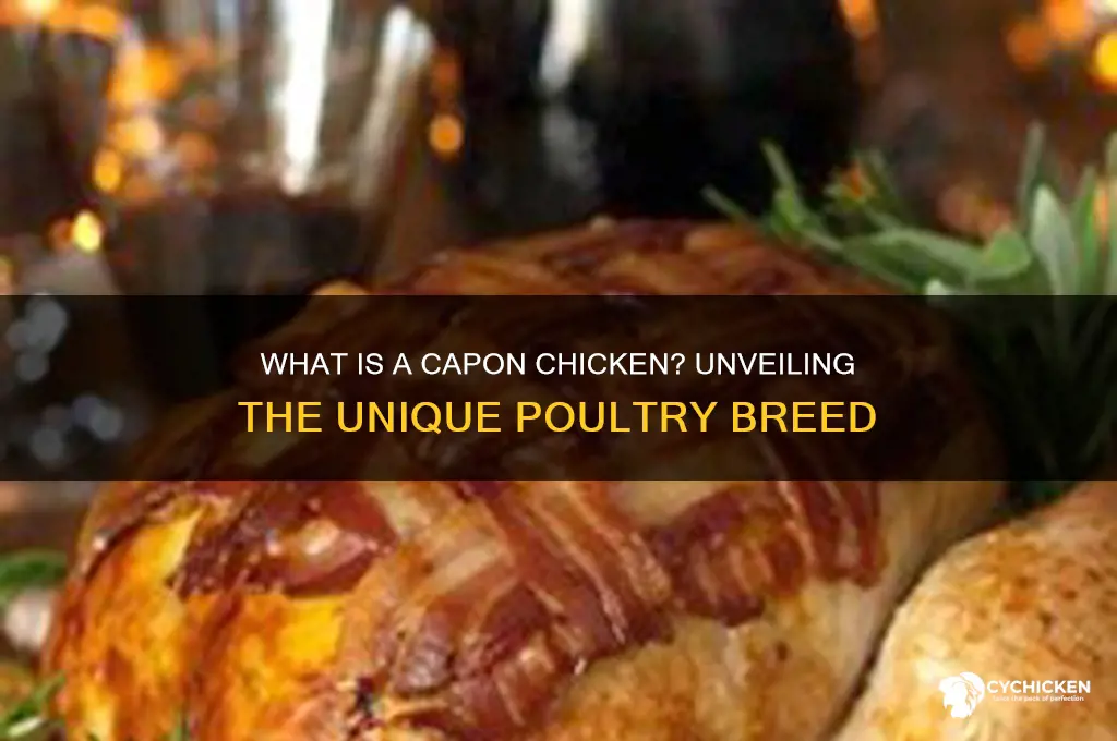 what kind of chicken is a capon