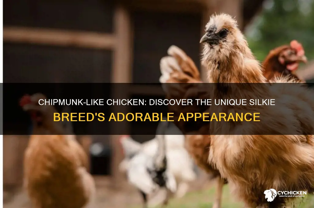 what kind of chicken looks like a chipmunk