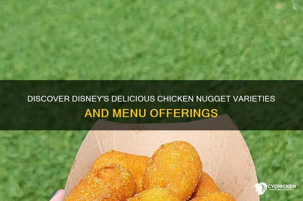 what kind of chicken nuggets does diney have