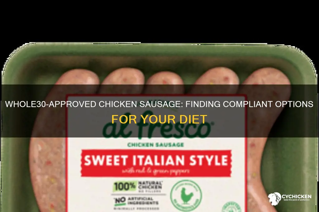 what kind of chicken sausage is whole30 approved
