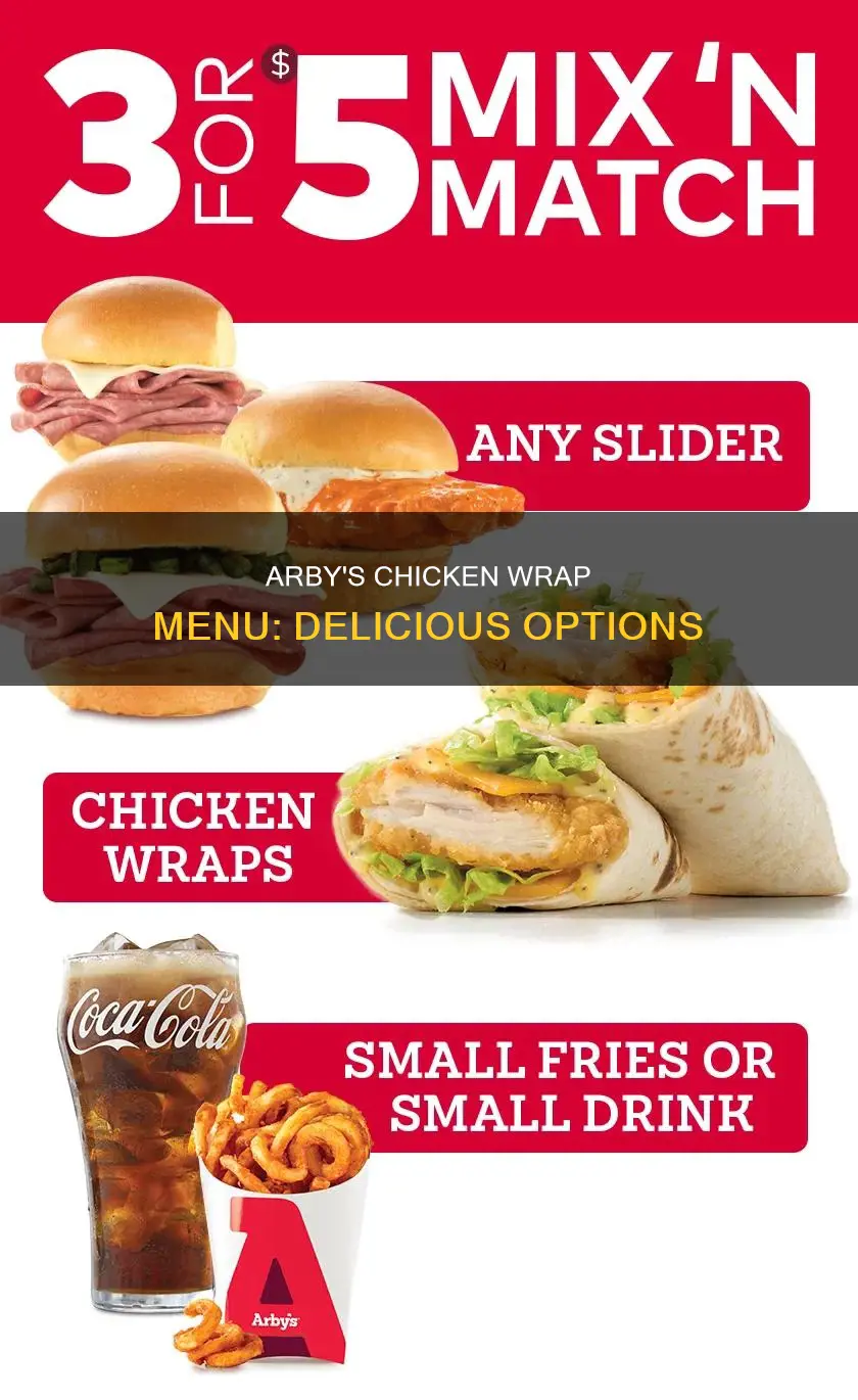 what kind of chicken wraps does arby