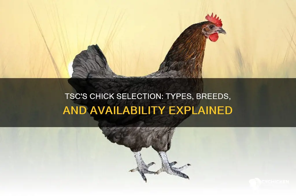 what kind of chicks does tsc sell