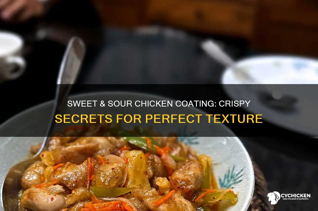 what kind of coating on sweet & sour chicken