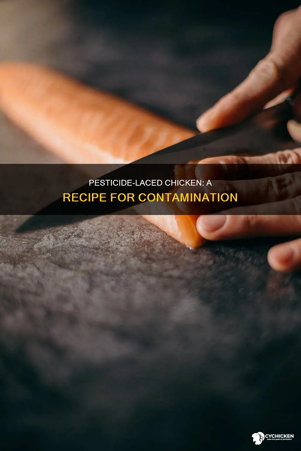 what kind of contamination is pestocide on raw chicken