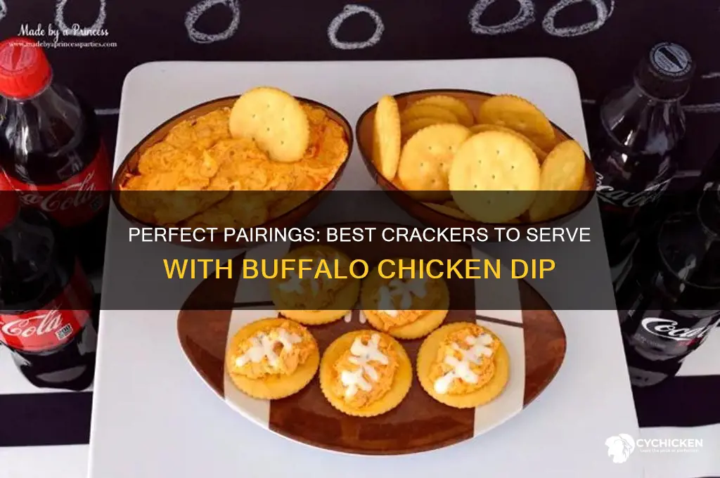 what kind of crackers with buffalo chicken dip