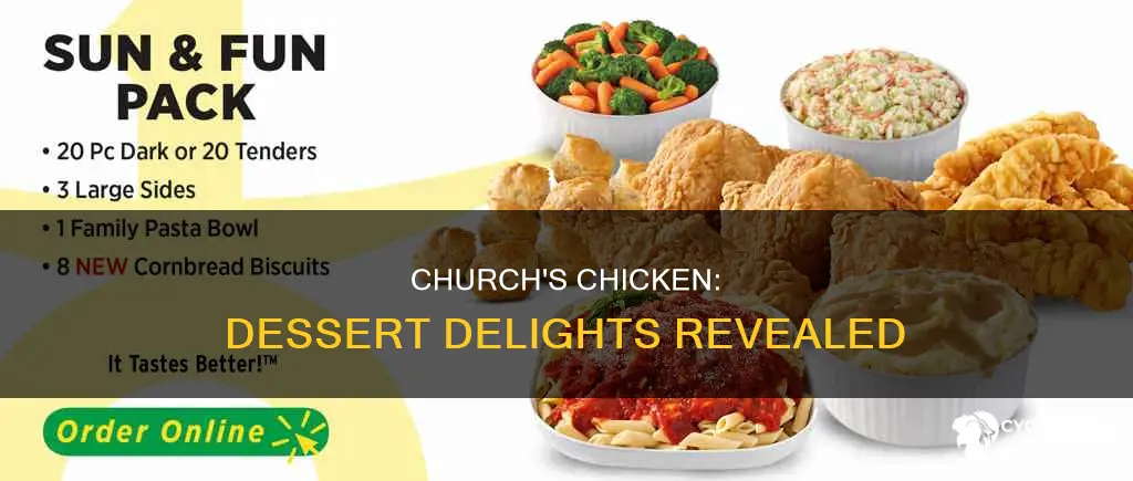 what kind of desserts are at church