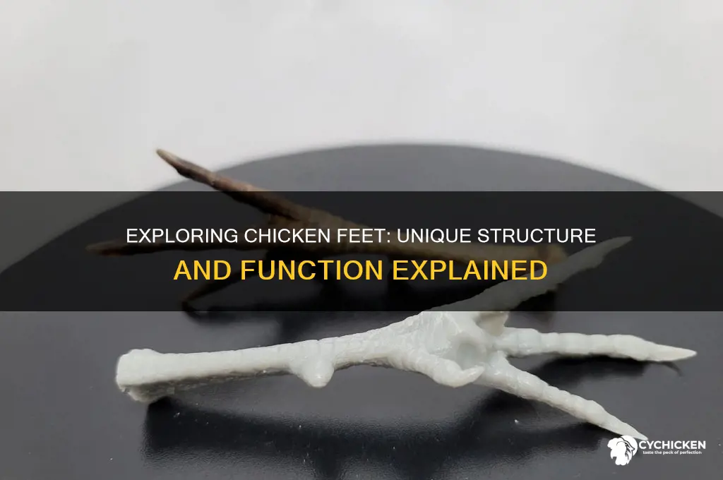 what kind of feet does a chicken have