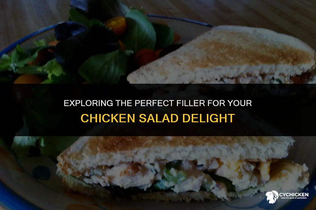 what kind of filler goes into making chicken salas