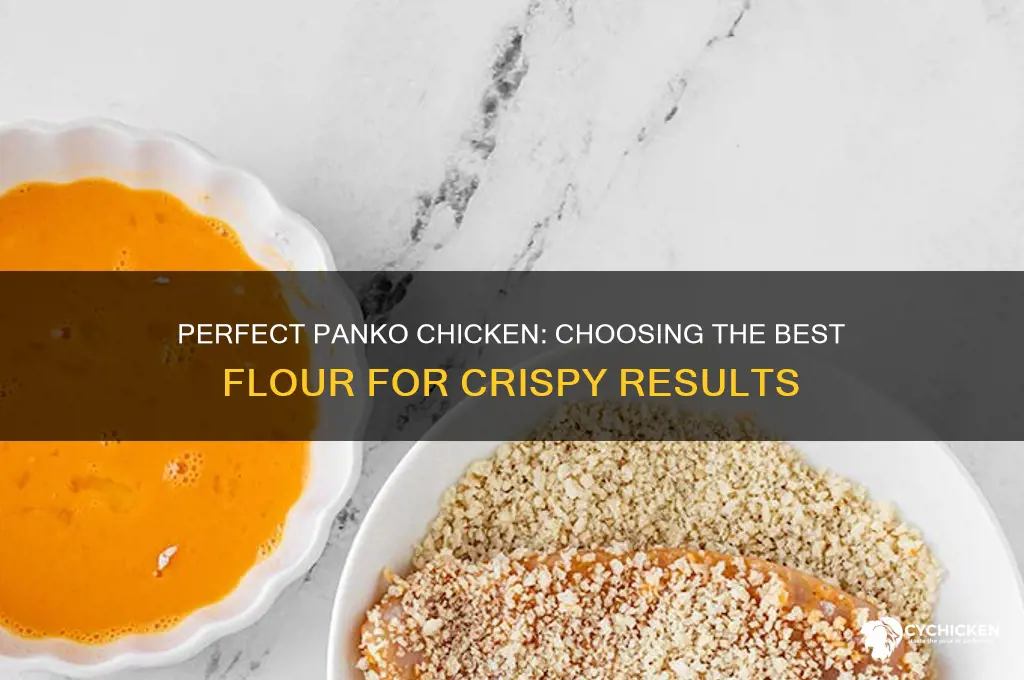 what kind of flour for panko chicken