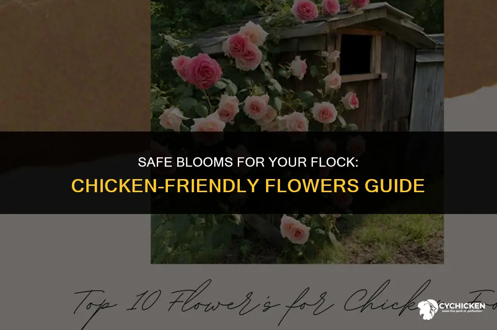 what kind of flowers are safe for a chicken coop