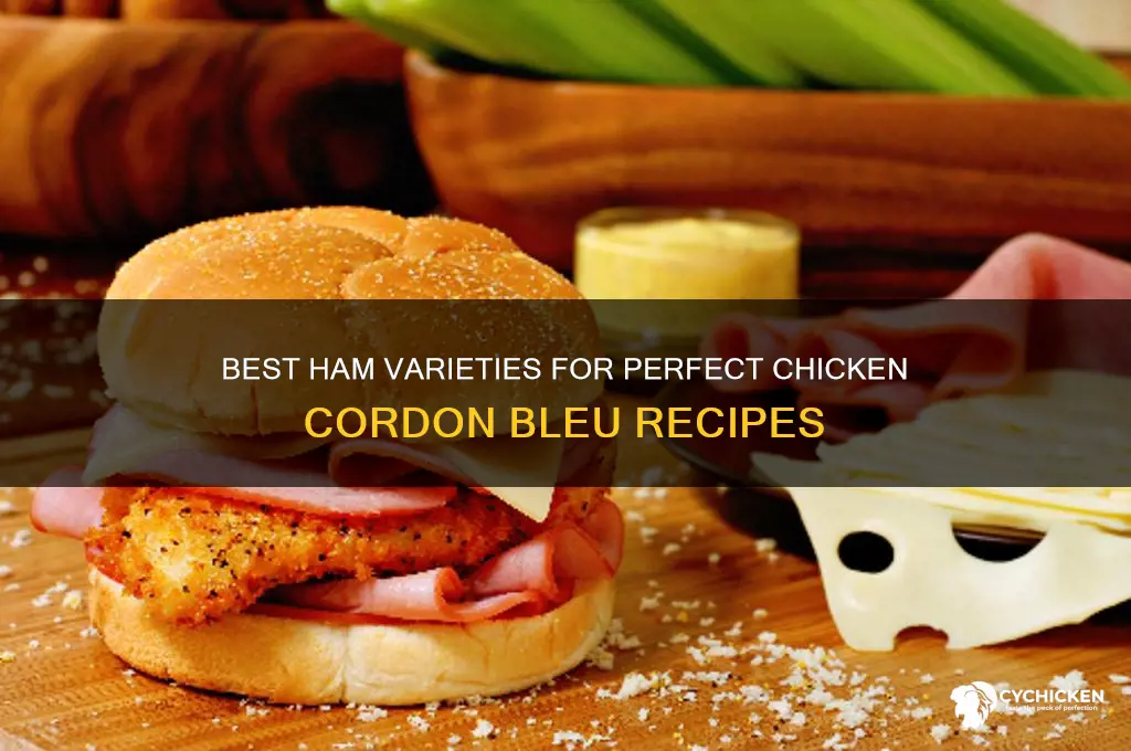 what kind of ham for chicken cordon bleu