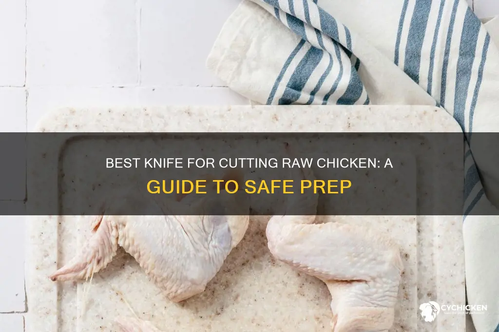 what kind of knife to cut raw chicken