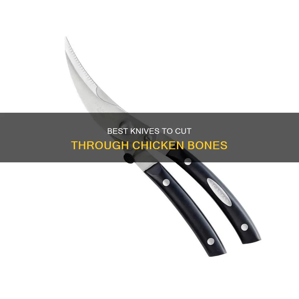 what kind of knife to cut through chicken bones