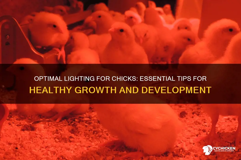 what kind of light do chicks need