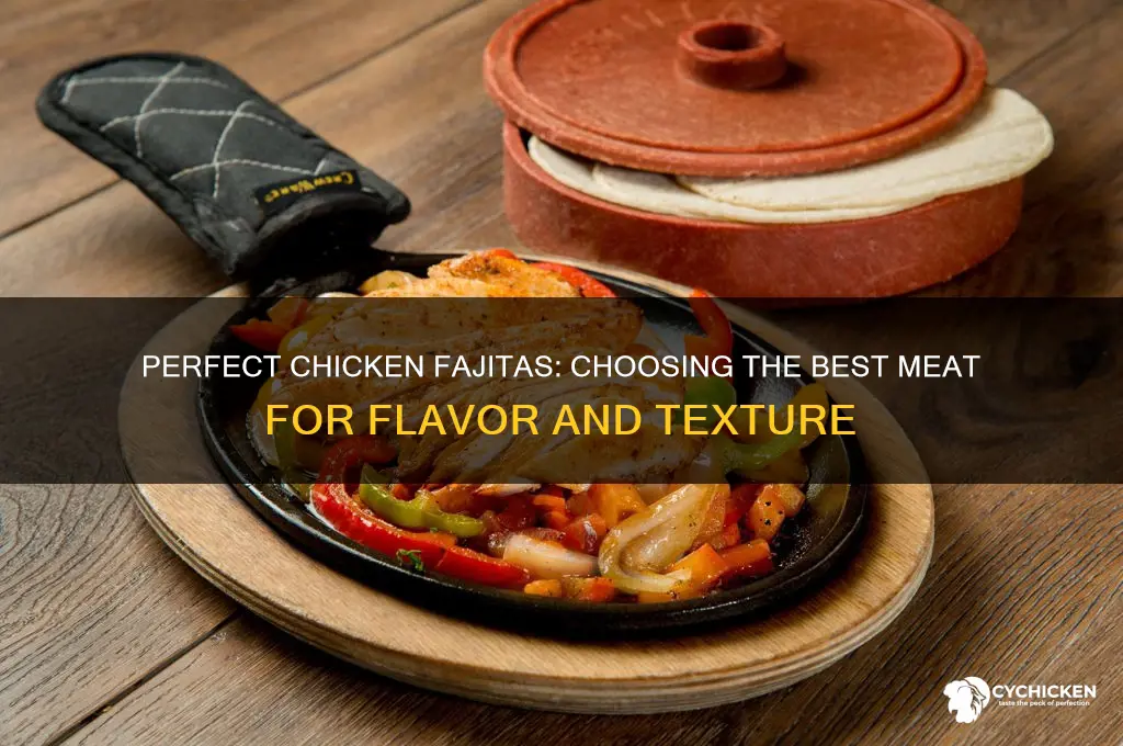 what kind of meat for chicken fajitas