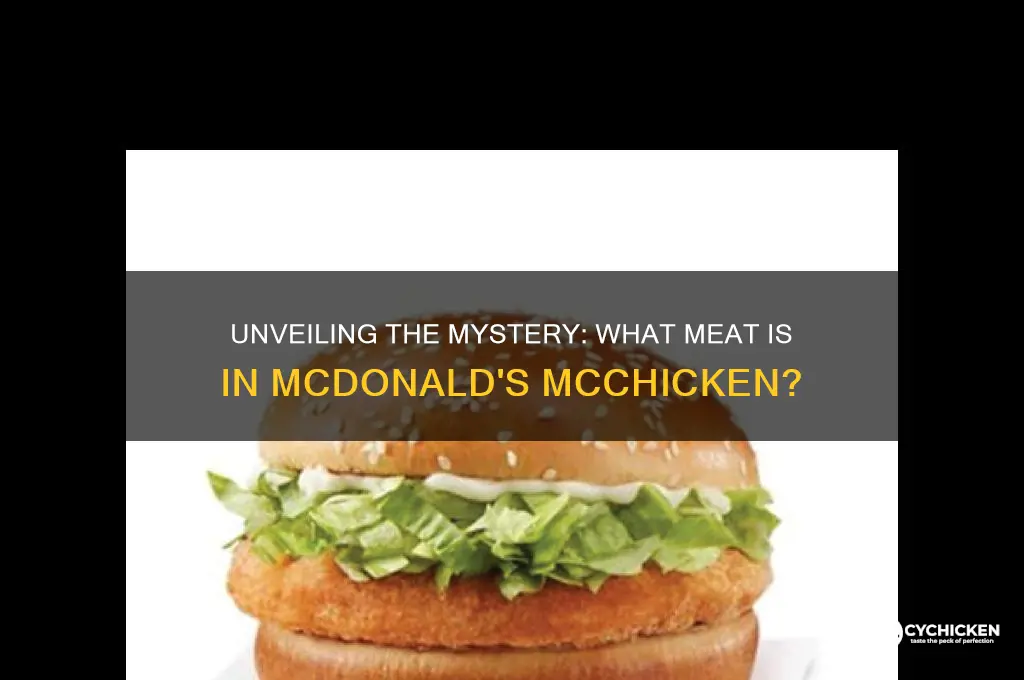 what kind of meat in mc chicken