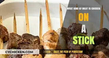Chicken on a Stick: What Kind of Meat?