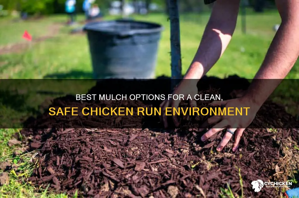 what kind of mulch for chicken run
