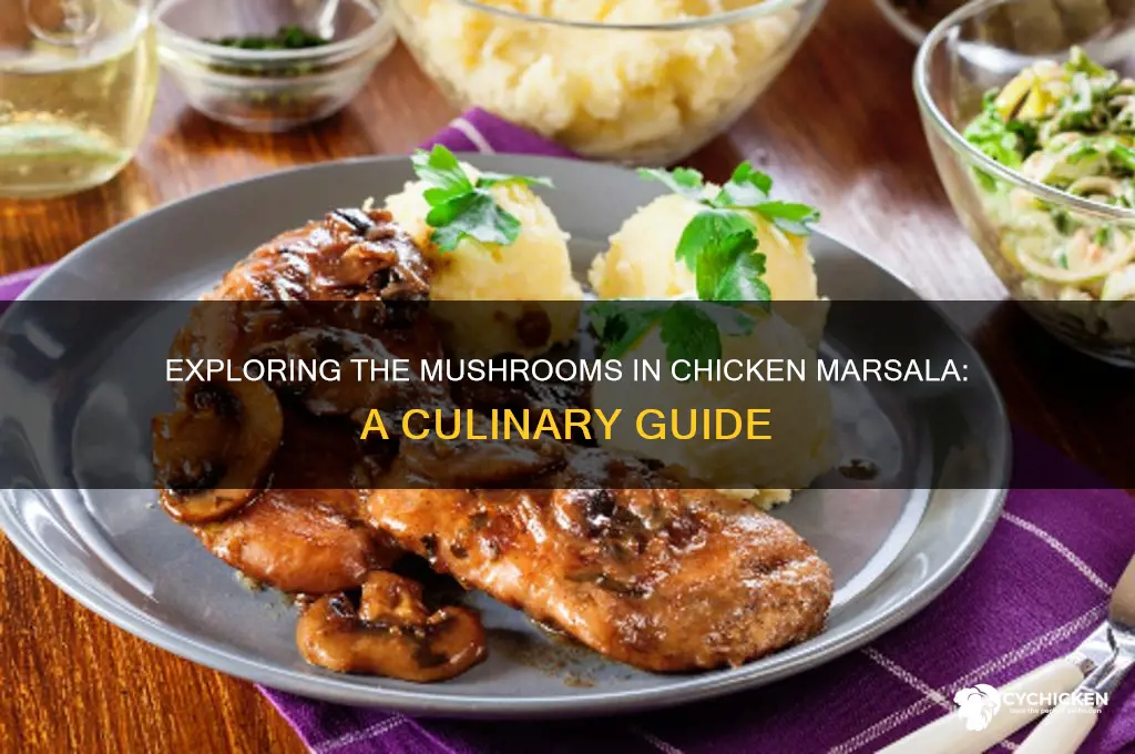 what kind of mushrooms are in chicken marsala