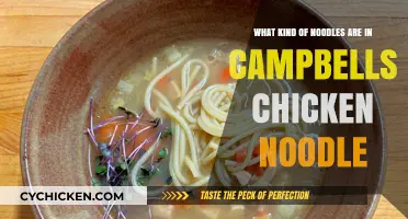 Chicken Noodle Soup: What's the Noodle Type?