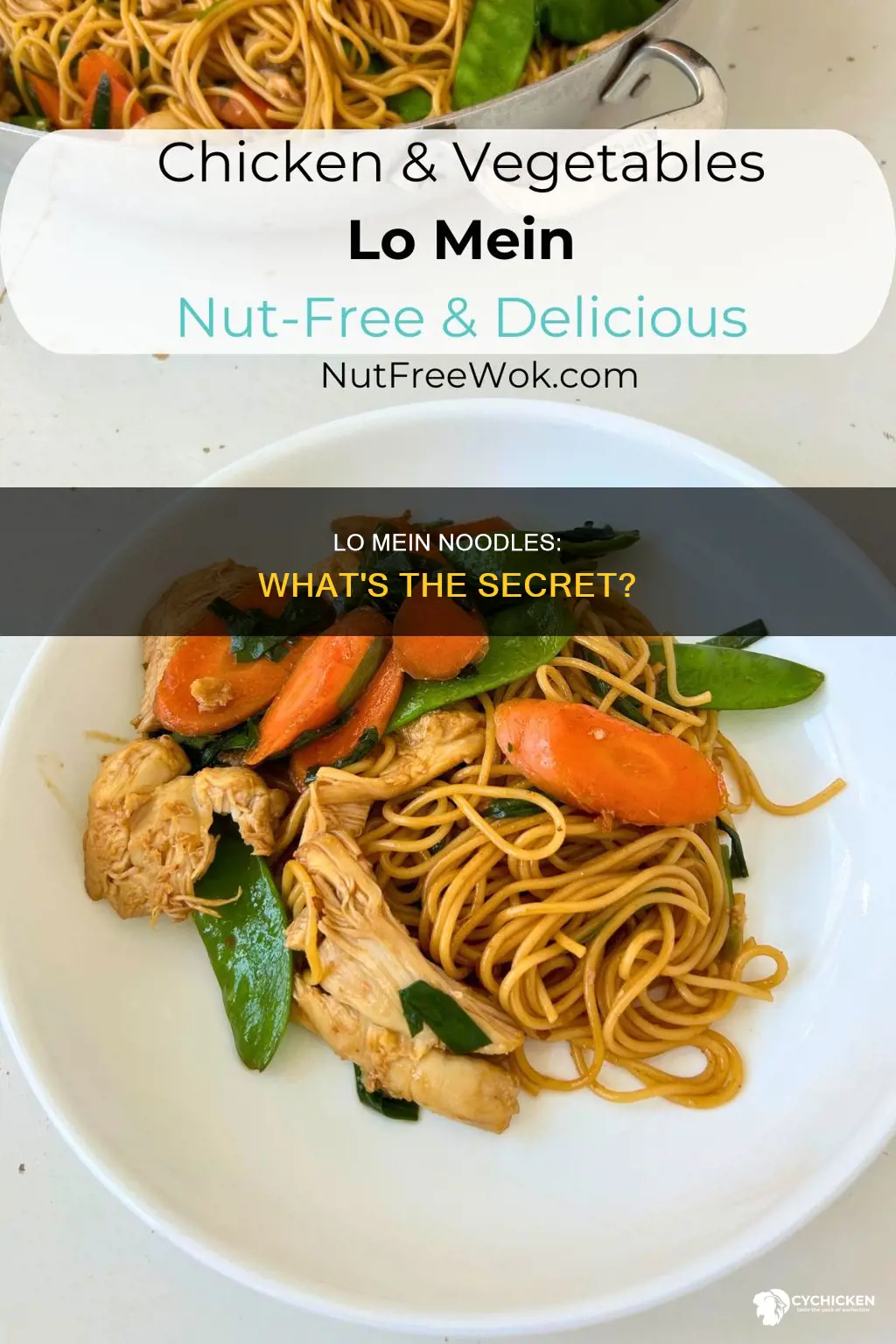 what kind of noodles are in chicken lo mein