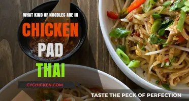 The Noodles in Chicken Pad Thai: A Guide