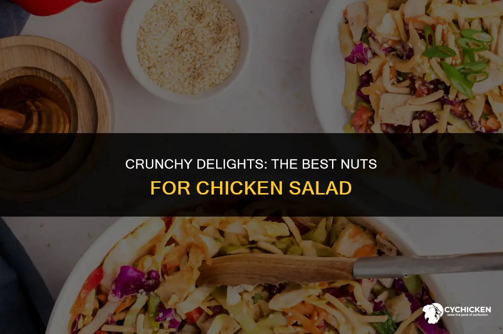 what kind of nuts do you put in chicken salad