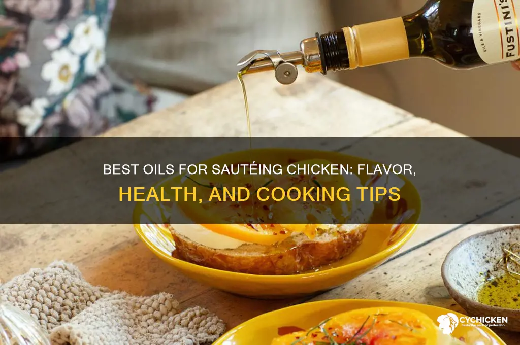 what kind of oil to saute chicken