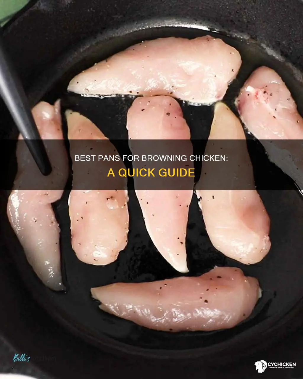 what kind of pan should you brown chicken in