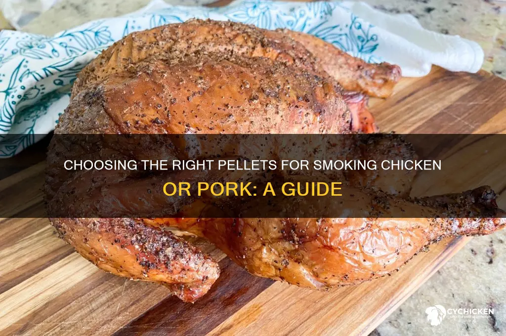 what kind of pellets for chicken or pork